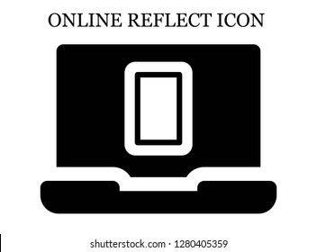 Mirror search icon. Editable Mirror search icon for web or mobile.