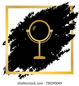 Mirror sign illustration 