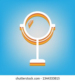 Mirror sign illustration 