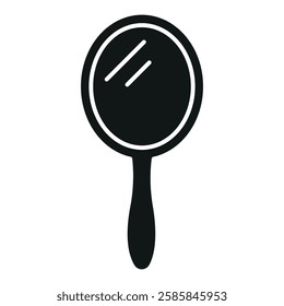 mirror sign symbol vector icon