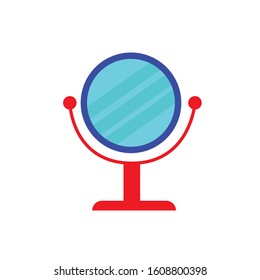 mirror simple clip art vector illustration