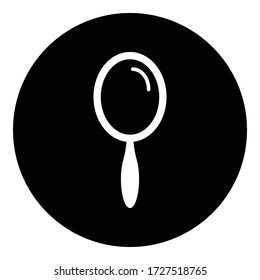 Mirror einfach Icon. Flachdesign