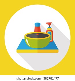 mirror sink flat icon