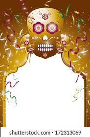 mirror skull