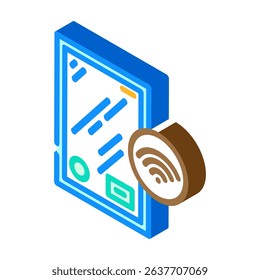 mirror smart home isometric icon vector. mirror smart home sign. isolated symbol illustration