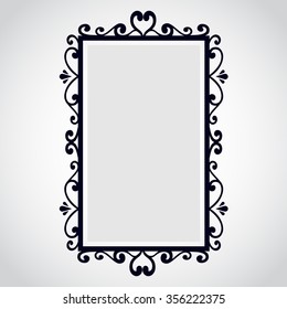 mirror square vintage