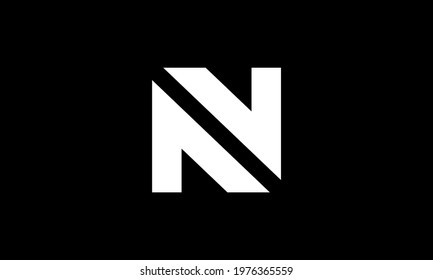 Mirror Style N Letter Logo