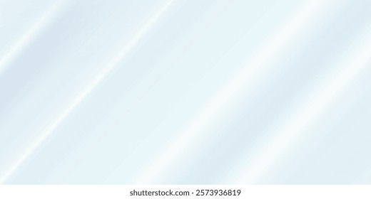Mirror surface as background. Transparent glass showcase. Reflective glass plate. 3D vector illustration.