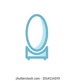 mirror table shady blue icon