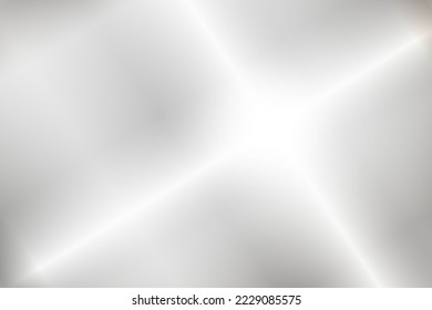 Mirror texture background. Silver metal foil.Aluminium chrome gloss backdrop with reflection. Vector abstract gradient illustration