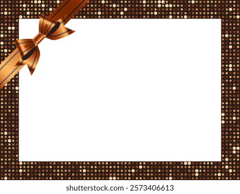 Mirror tile and ribbon frame