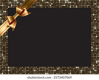 Mirror tile and ribbon frame