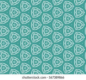 mirror transformation of geometric shapes. Vector illustration. For interior design, printing, textile industry.