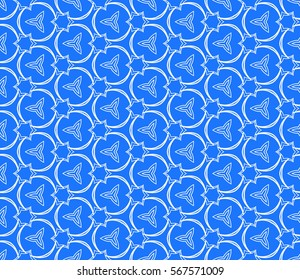 mirror transformation of geometric shapes. Vector illustration. For interior design, printing, textile industry.