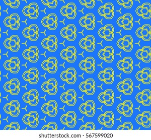 mirror transformation of geometric shapes. Vector illustration. For interior design, printing, textile industry.