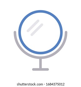 mirror vector color line icon 