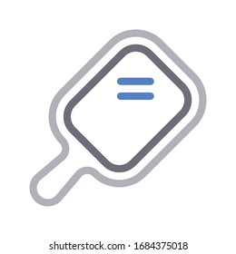 icono de línea de color de vector espejo 