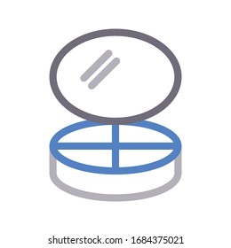 mirror vector color line icon 