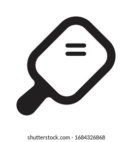 mirror vector glyph flat icon 