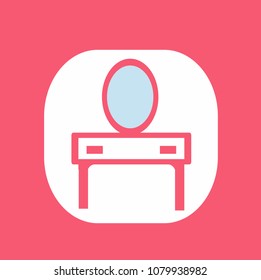 mirror vector icon