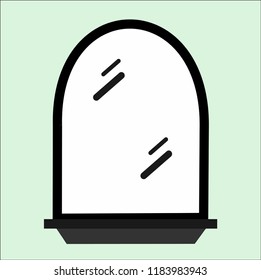 mirror vector icon