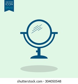Mirror vector icon.