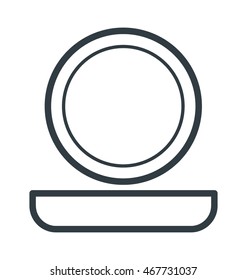 Mirror Vector Icon