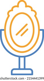 Icono de vector de reflejo. Se puede usar para imprimir, móviles y aplicaciones web.