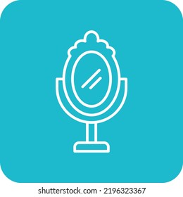 Mirror vector icon. Can be used for printing, mobile and web applications.