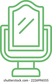 Mirror vector icon. Can be used for printing, mobile and web applications.