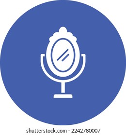 Mirror vector icon. Can be used for printing, mobile and web applications.