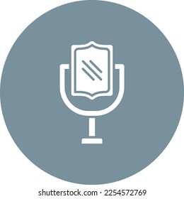 Icono de vector de reflejo. Se puede usar para imprimir, móviles y aplicaciones web.