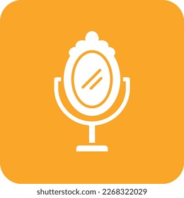 Mirror vector icon. Can be used for printing, mobile and web applications.