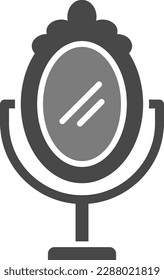 Mirror vector icon. Can be used for printing, mobile and web applications.