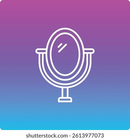 Mirror vector icon. Can be used for printing, mobile and web applications.
