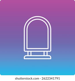 Mirror vector icon. Can be used for printing, mobile and web applications.