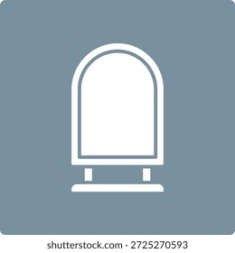 Icono de Vector de espejo. Se puede utilizar para aplicaciones de impresión, móviles y de Web.
