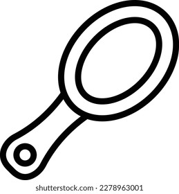 Ilustración de diseño de iconos del vector espejo