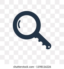 Mirror vector icon isolated on transparent background, Mirror transparency concept can be used web and mobile