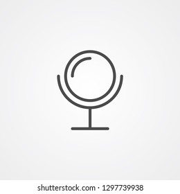 Mirror vector icon sign symbol
