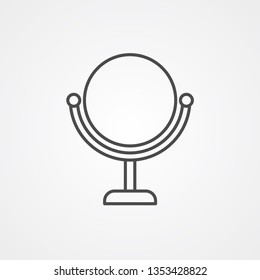 Mirror vector icon sign symbol