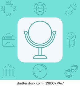 Mirror vector icon sign symbol