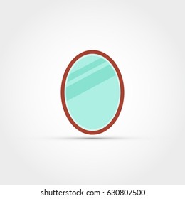 Mirror vector illustration