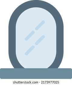mirror  Vector illustration on a transparent background. Premium quality symmbols. Line Color vector icons for concept and graphic design. 
