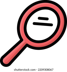mirror Vector illustration on a transparent background. Premium quality symbols. Stroke vector icon for concept and graphic design
