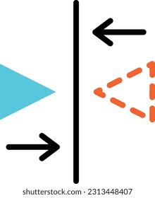 mirror Vector illustration on a transparent background. Premium quality symmbols. Line Color vector icons for concept and graphic design.