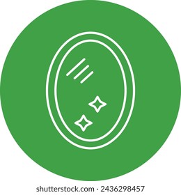 Mirror Vector Line icon Design