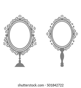 mirror in vintage style set