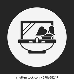 mirror washbasin icon