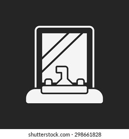 mirror washbasin icon